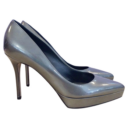 Sergio Rossi Pumps/Peeptoes Patent leather in Silvery