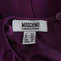 Moschino Kleid aus Seide in Violett