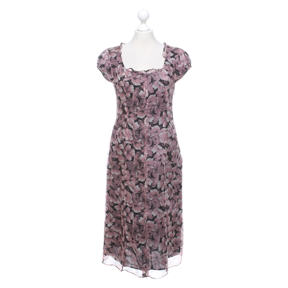 L.K. Bennett Robe en soie avec imprimé floral