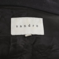 Sandro Wool coat in dark blue