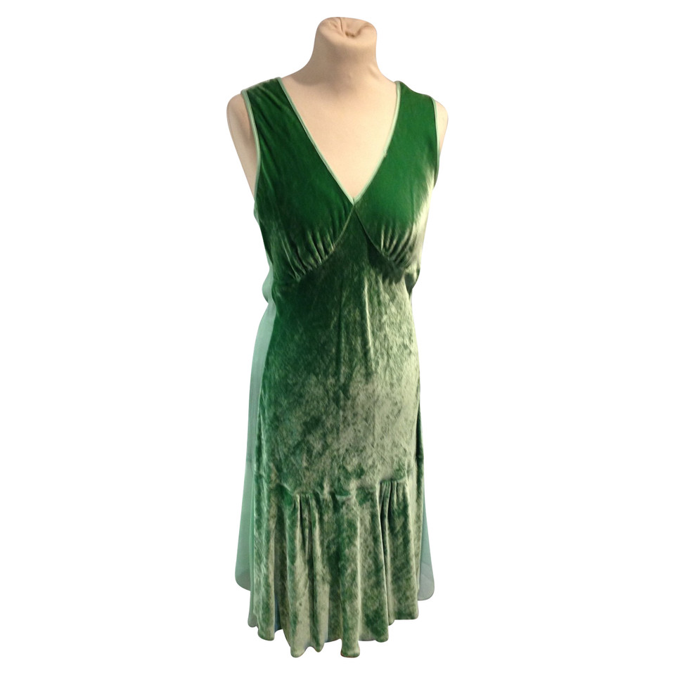 Twin Set Simona Barbieri Kleid aus Viskose in Grün