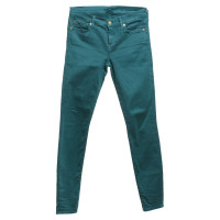 7 For All Mankind trousers in dark green