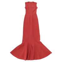 Alaïa Rode gebreide jurk