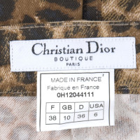 Christian Dior Jeans avec imprimé animal