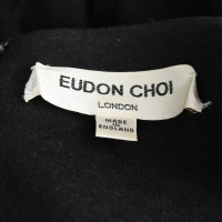 Eudon Choi Jurk Jersey in Zwart