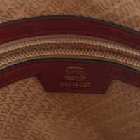 Navyboot Bordeaux leather handbag