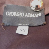 Giorgio Armani jupe en soie avec effet d'enroulement