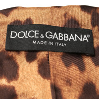 Dolce & Gabbana Donker blauwe Blazer van pin-streep