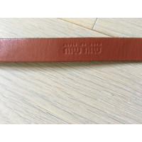Miu Miu Belt Leather in Bordeaux
