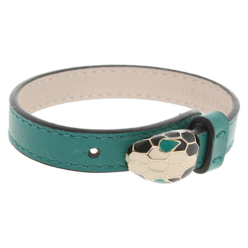 Bulgari Bracelet/Wristband Leather in Green