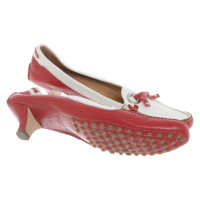 Car Shoe pumps in rosso / bianco