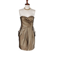 Matthew Williamson Kleid aus Baumwolle in Gold