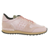 Valentino Garavani Sneakers aus Leder in Rosa / Pink