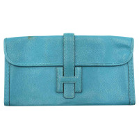 Hermès Jige Elan 29 aus Leder in Türkis