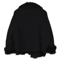 Andere Marke Jacke/Mantel aus Pelz in Schwarz