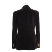 Dolce & Gabbana Velvet giacca in marrone scuro