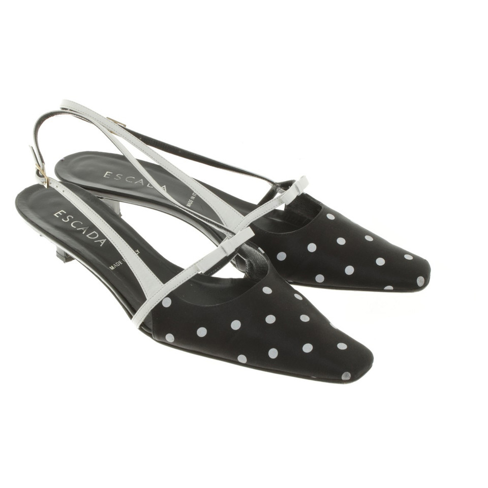 Escada pumps with dot pattern