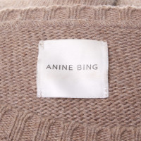 Anine Bing Pull en marron clair