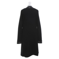 Maliparmi Manteau de laine en noir