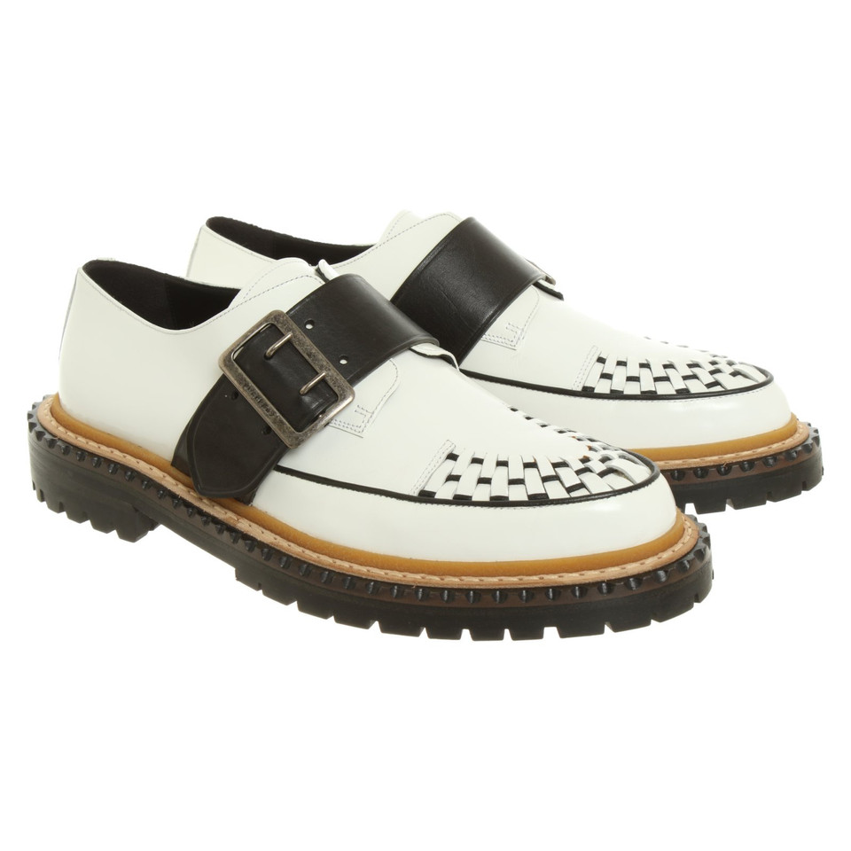 Burberry Slippers/Ballerinas Leather in White