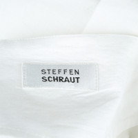 Steffen Schraut Oberteil aus Baumwolle in Weiß