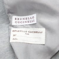 Brunello Cucinelli Mantel in Hellgrau