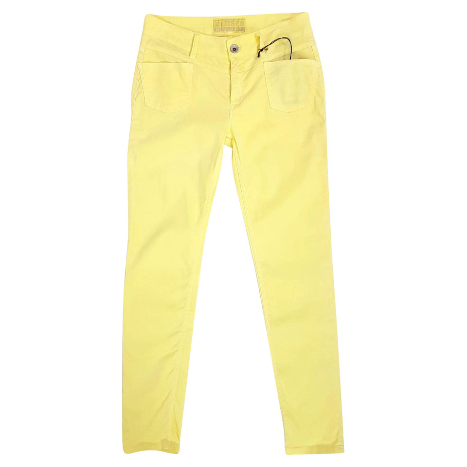 Closed Jeans aus Leinen in Gelb