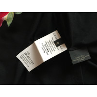 Versace Zwart T-shirt met bloemdessin maat S