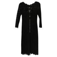 Dolce & Gabbana Kleid aus Baumwolle in Schwarz