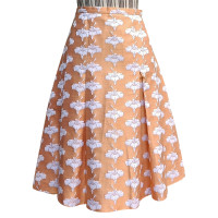 Moschino Cheap And Chic Skirt Cotton in Orange