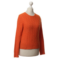 Theory Wool Sweater in Orange