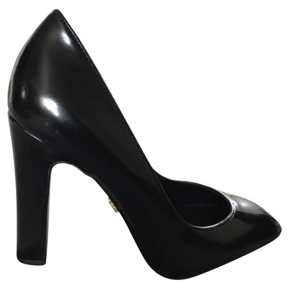 Massimo Dutti Pumps/Peeptoes Leather in Black