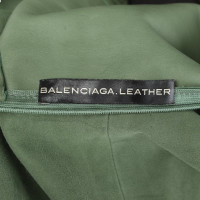 Balenciaga Dress Suede in Green