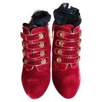 Dolce & Gabbana Stiefeletten in Rot