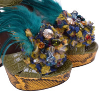 Dolce & Gabbana Sandaletten in Multicolor