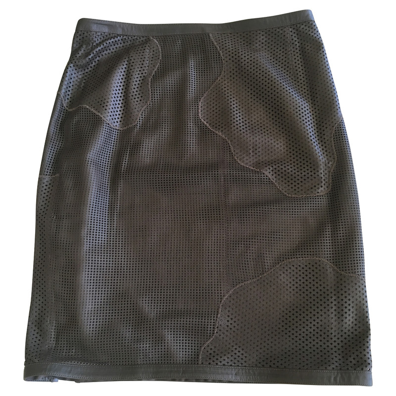 Escada Leather skirt