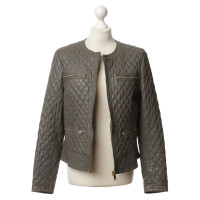 Oakwood Leather jacket in grey