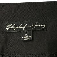 Elisabeth And James Pleated skirt in black