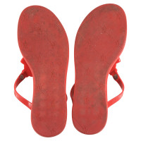 Moncler Rote Sandalen