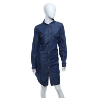 French Connection Robe en jean bleue