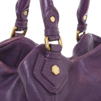 Marc By Marc Jacobs Handtas Leer in Violet