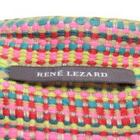 René Lezard Coat in Multicolor