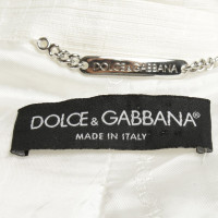 Dolce & Gabbana Blazer in Cremeweiß