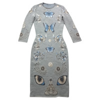 Mcqueen, Alexander Robe en Laine en Gris