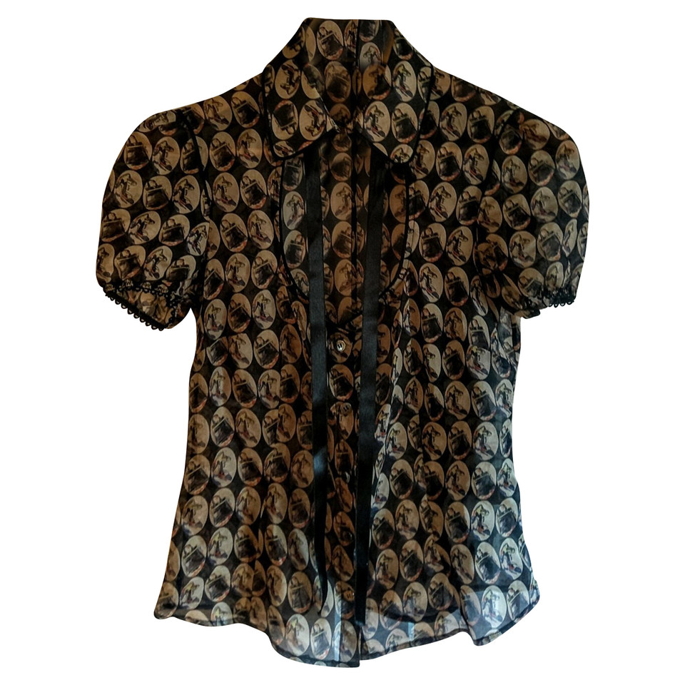 D&G Bluse mit Muster