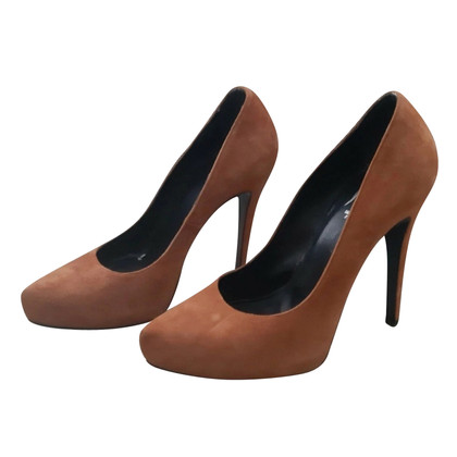 Icon Pumps/Peeptoes Suede in Brown