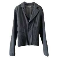 Bikkembergs Jacke/Mantel aus Wolle in Schwarz