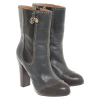 Armani Jeans Ankle boots Leather in Petrol