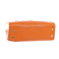 Hugo Boss Umhängetasche aus Leder in Orange