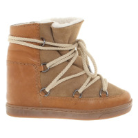 Isabel Marant Lined sneaker wedges